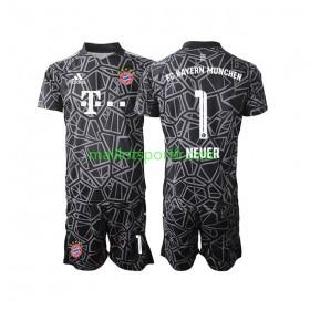 Maillot de Foot Bayern Munich Manuel Neuer 1 Gardien Enfant Exterieur 2022/23